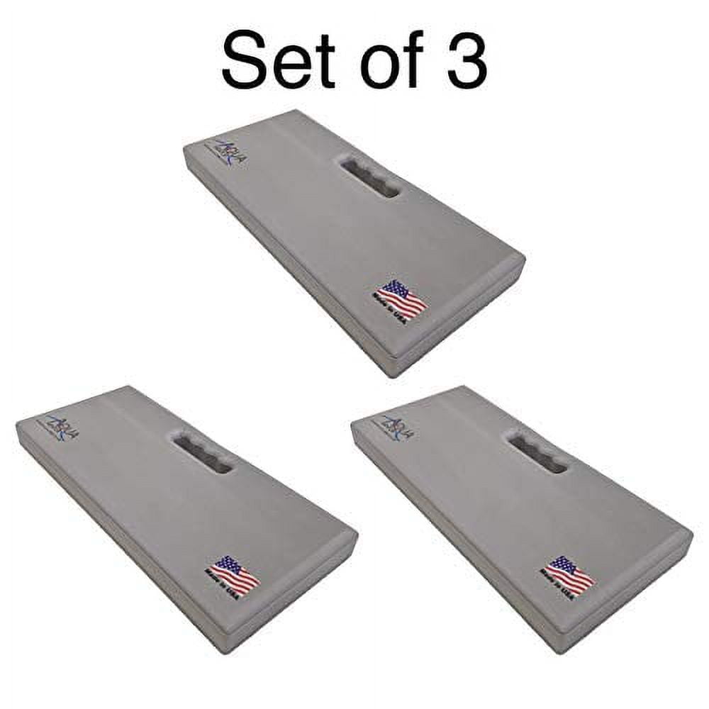 Aquamentor Kneeling Pad for All-Around Use (Set of 3, 17.5" x 8.0" x 1.5" Thick)
