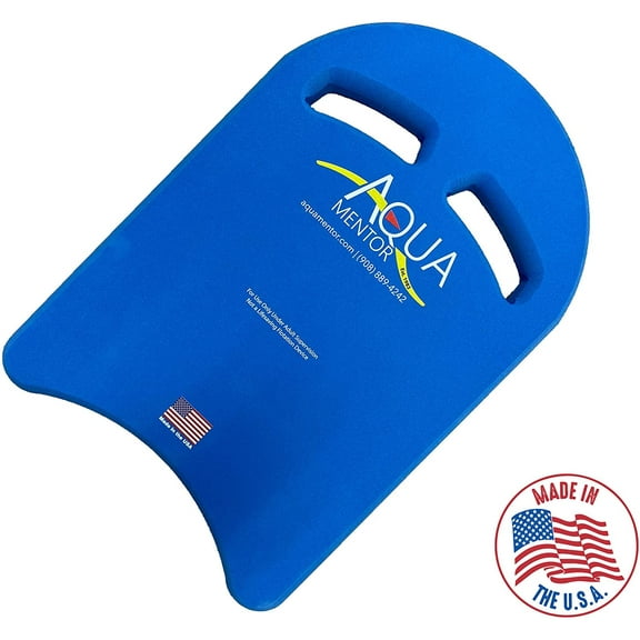 Aquamentor Swim Kickboard (Blue, Junior (11"x16.5"x1.5")