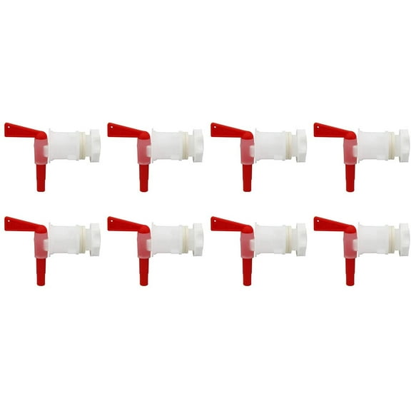 Aquanation Plastic Bottling Spigot Bucket Tap - Brewing Beer Alcohol Bottling Spigot for Fermenter Bottling Bucket (PACK of 8)