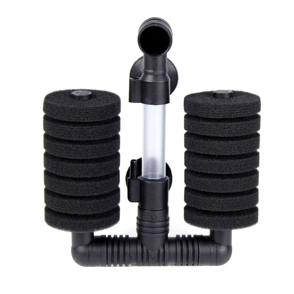Aquaneat 1 Pack Double Bio Sponge Filter, for Fry, Betta, Shrimp, Nano, Aquarium Fish Tank up to 20gal
