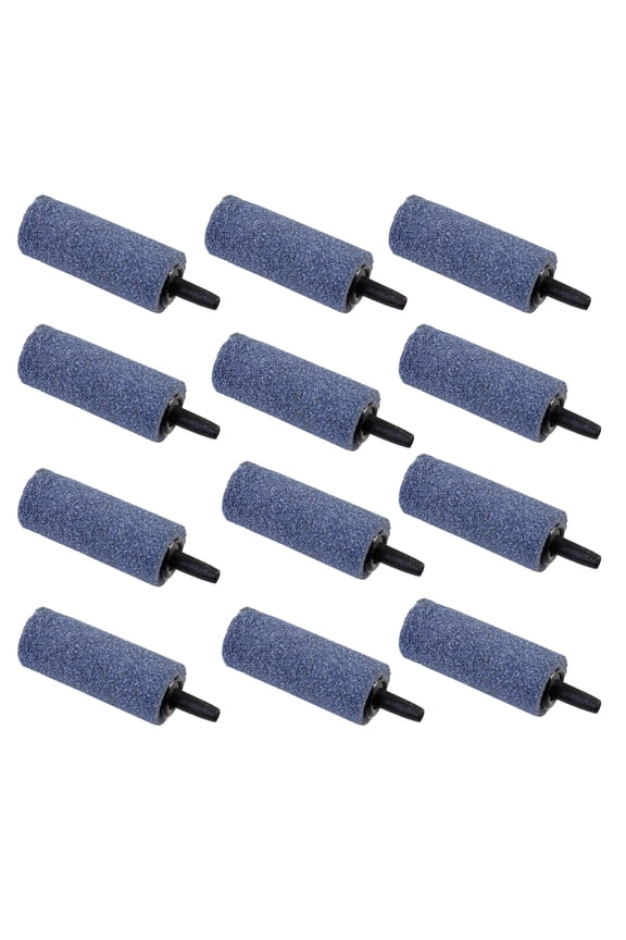 Aquarium Air Stone 12PCS 2 inch, Aerator Bubble Diffuser, Air Pump Accessories for Fish Tank