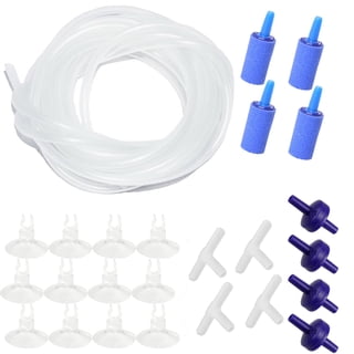 Aquaneat Aquarium Airline Tubing, 25feet Clear Air Pump Tubing with Accessories