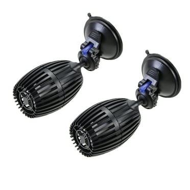 Aquaneat Aquarium Circulation Pump, 480GPH Aquarium Wave Maker Submersible Water Pump Fish Tank Powerhead w/ Suction Cup 2pcs for Freshwater and Saltwater