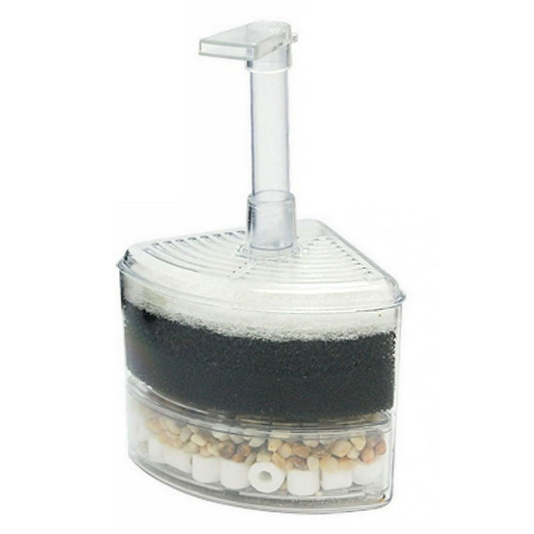 Corner aquarium filter discount