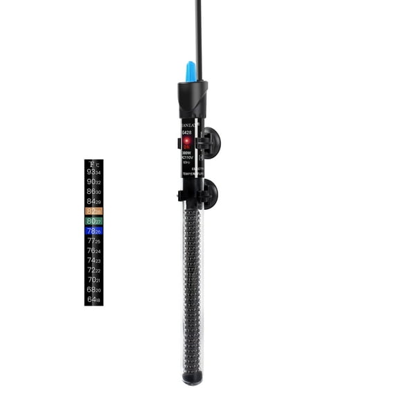 Aquaneat Aquarium Heater, 300W Fish Tank Heater, Adjustable Submersible Water Thermostat with Thermometer