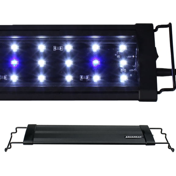 Aquaneat Aquarium Light, 0.5W Fish Tank LED Light, White and Blue,24 Inch