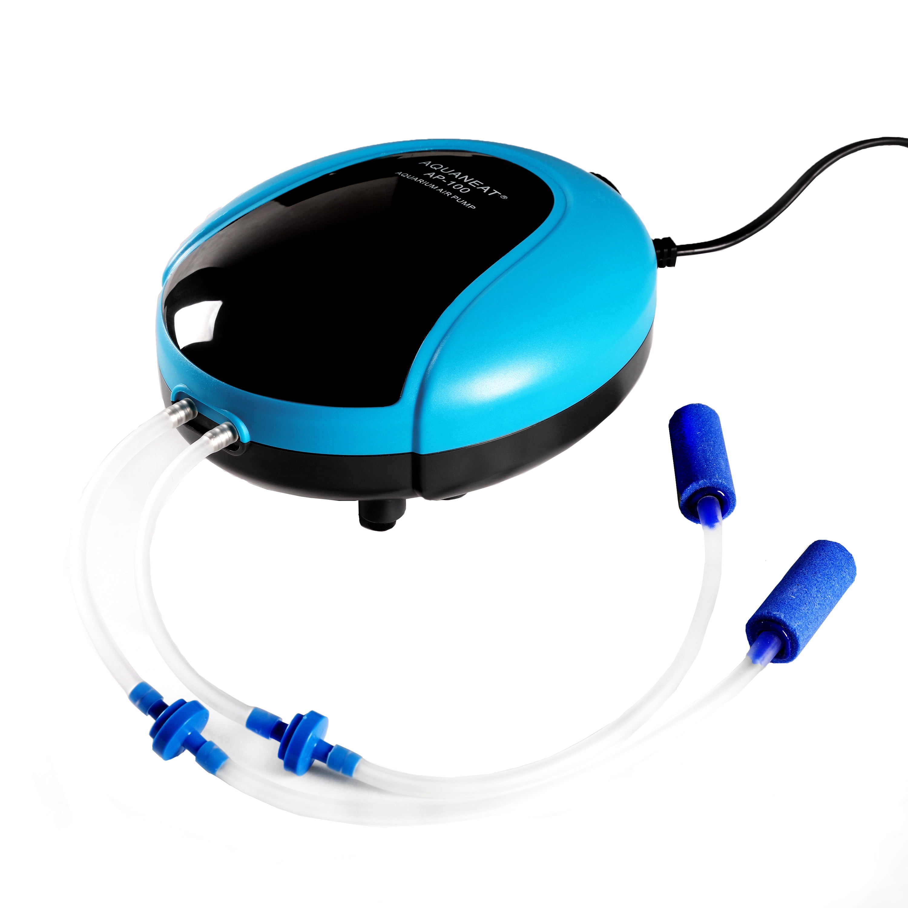 Aquaneat Aquarium  Quiet Air Pump 100Gal Fish Tank Hydroponic Oxygen Aerator with Stones Bubbler Tubing