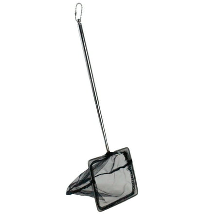 Aquaneat Fish Net Aquarium, 4" Fish Tank Net with Long Adjustable Handle