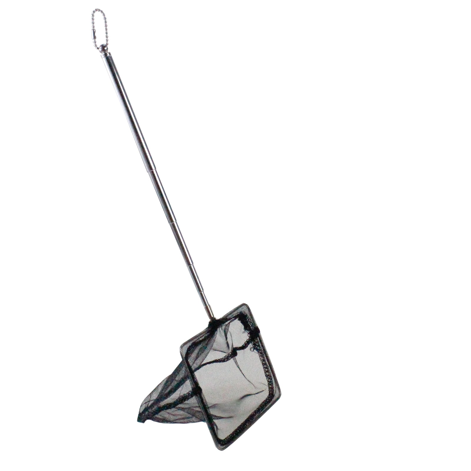 Aquaneat 5" Black Nylon Fish Net with Adjustable Handle