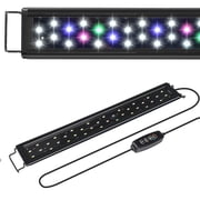 Aquaneat LED Aquarium Light, Full Spectrum, Adjustable, with Built-in Timer for 48-54 Inch Water Fish Tank Light Multi-Color