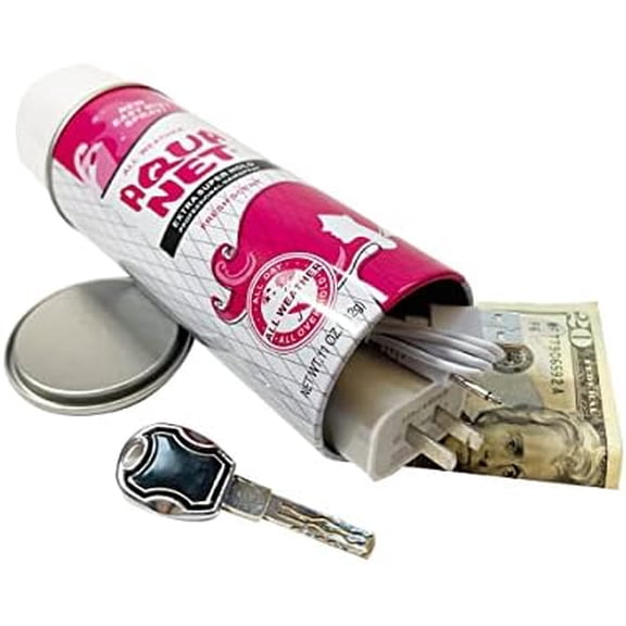 Aquanet Spray Diversion Safe Stash Can with Food Grade Smell Proof Bag with Hidden Compartment for Keys, Cash and Valuables$$Tools & Hardware Other