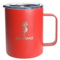 thumbnail image 1 of Aquapelli Vacuum Insulated Mug with Handle, 12 Ounces, Pompeian Red, 1 of 7
