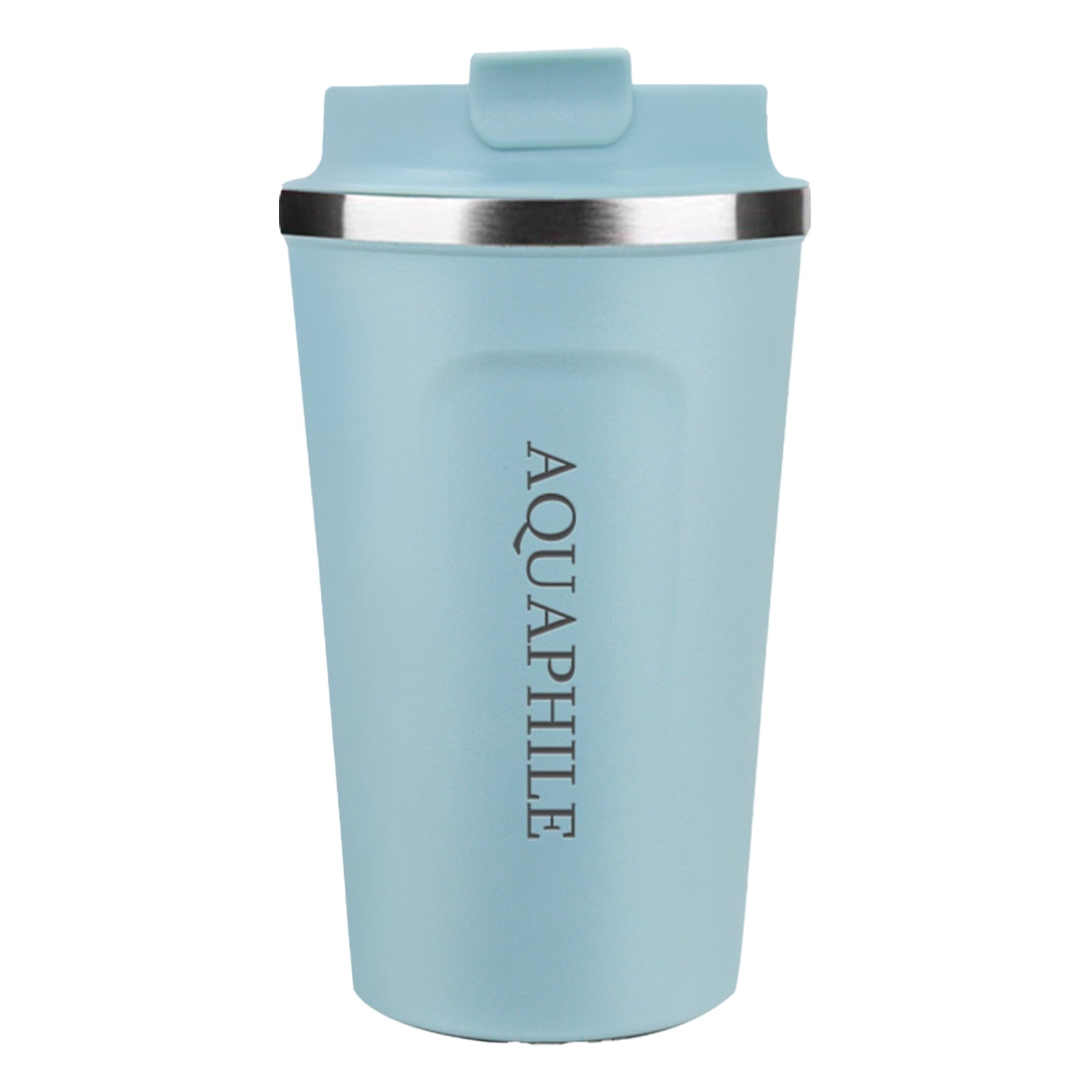 AQUAPHILE 17oz Stainless Steel Travel Mug, Double Wall Insulated Coffee Cup, Durable Lid, White