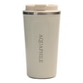 thumbnail image 1 of Aquaphile Double Walled Stainless Steel Insulated Coffee Travel Coffee Mug,Ivory 17 Oz, 1 of 8