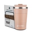 thumbnail image 1 of Aquaphile Vacuum Insulated Coffee Travel Mug Double Walled Reusable Tumbler Cups Light Pink12 Fluid Ounces, 1 of 6