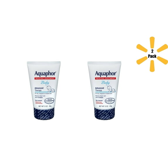 Aquaphor Advanced Therapy Hand and Body Moisturizer 3 oz. Tube Unscented Ointment, 2 Pack - 72140063377