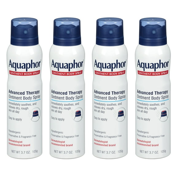 Aquaphor Advanced Therapy Ointment Body Spray 3.72 oz (Pack of 4)