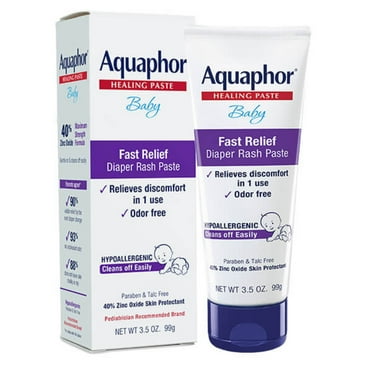 Aquaphor Maximum Strength Baby Diaper Rash Paste, 3.5 oz