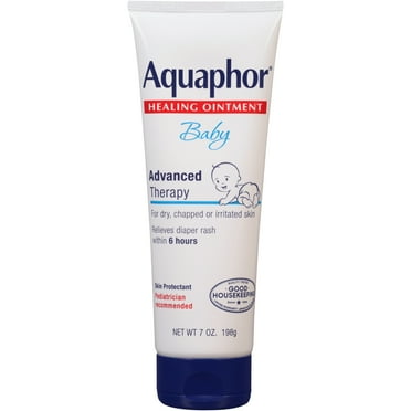 Aquaphor Baby Healing Ointment Advanced Therapy Skin Protectant, 7 Oz Tube