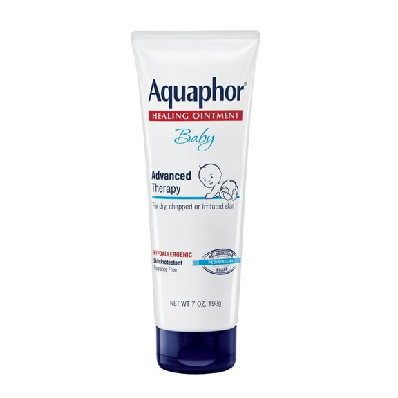Aquaphor Baby Healing Ointment for Teething, Drool and Diaper Rash, Hypoallergenic, 7 oz