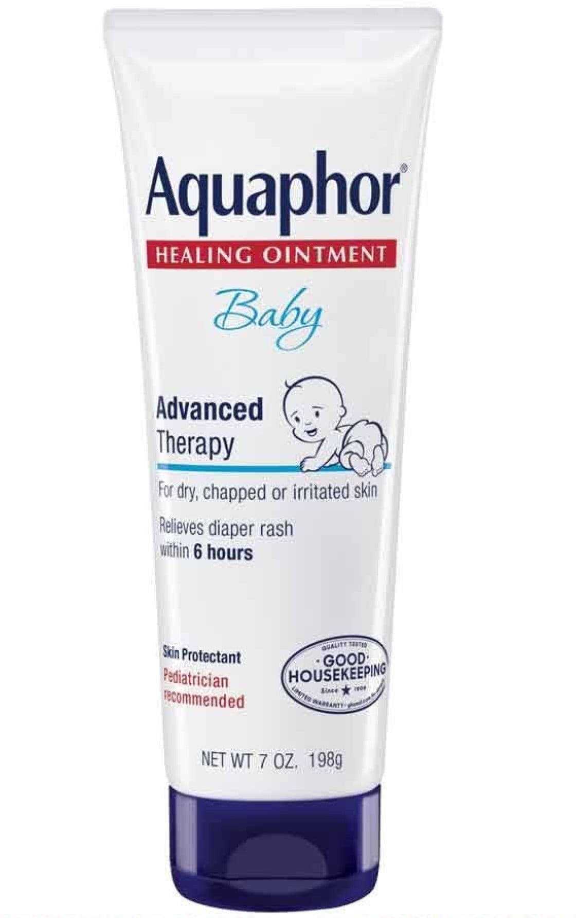 Aquaphor Baby Healing Ointment Advanced Therapy Skin Protectant 7 oz (Pack of 3)