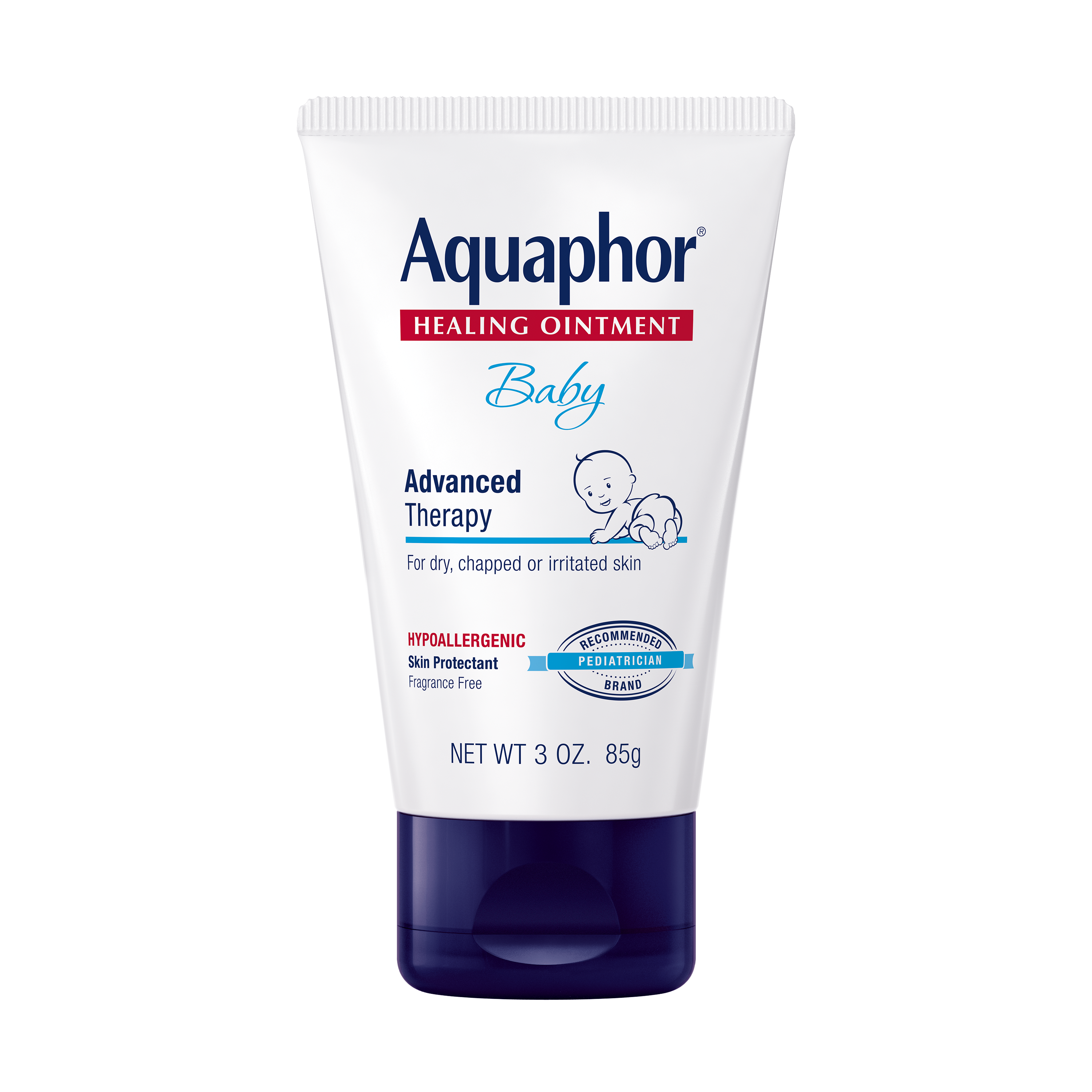 Aquaphor Baby Healing Ointment, Baby Skin Care and Diaper Rash, Diaper Bag Size - image 1 of 11