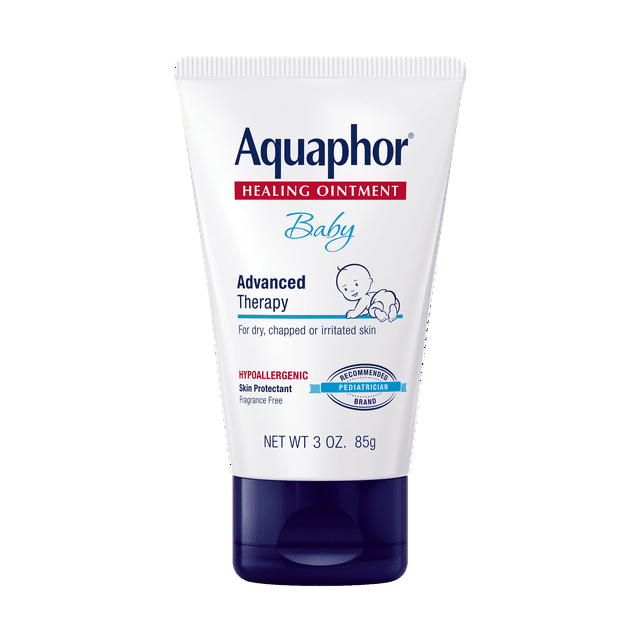 Aquaphor Baby Healing Ointment, Baby Skin Care and Diaper Rash, Diaper Bag Size