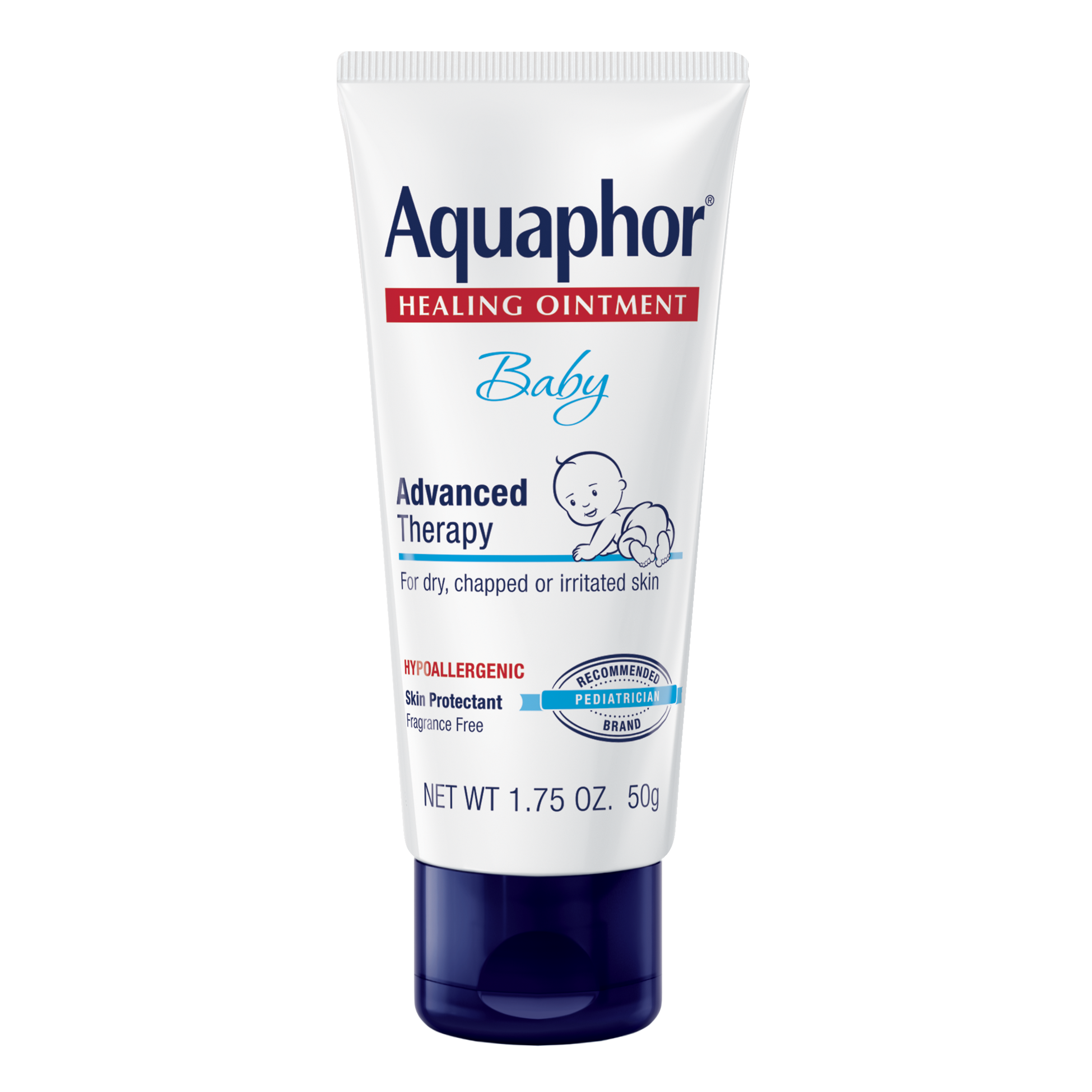 Aquaphor Baby Healing Ointment, Baby Skin Care and Diaper Rash, Travel Size - image 1 of 8