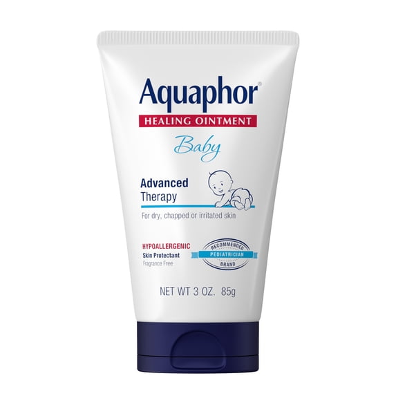 Aquaphor Baby Healing Ointment for Teething, Drool and Diaper Rash, Hypoallergenic, 3 oz