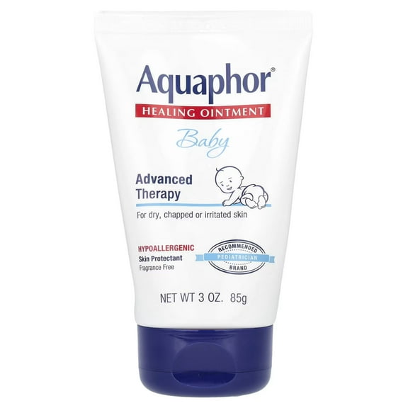 Aquaphor Baby Healing Ointment, Advanced Therapy Skin Protectant, 3 oz. (Pack of 2) Packaging May Vary
