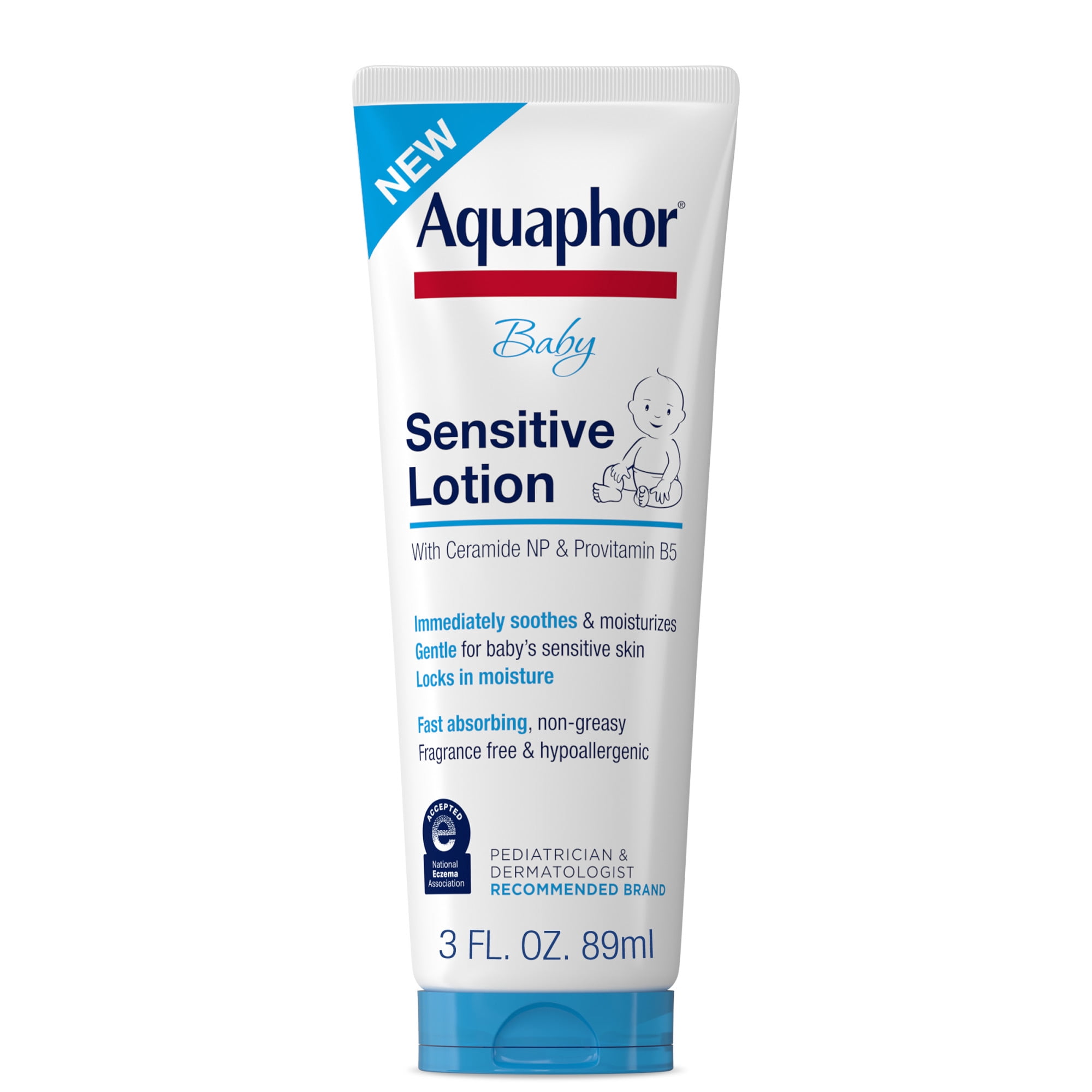 Aquaphor Baby Sensitive Lotion, Baby Lotion, 3 fl oz