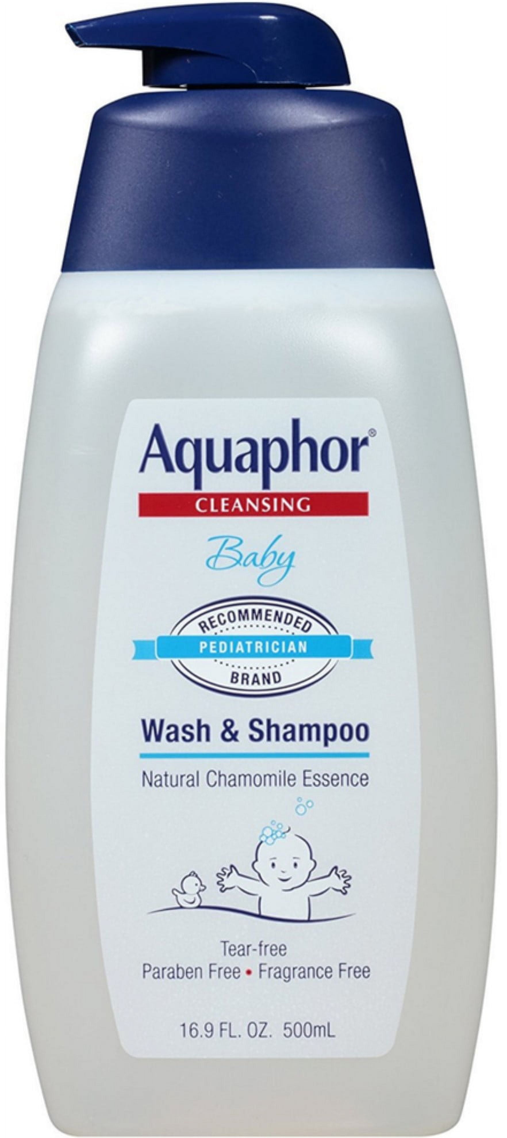 Aquaphor Baby Wash & Shampoo 16.9 oz (Pack of 3)