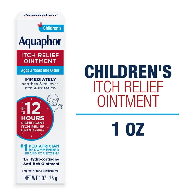 Aquaphor Children's Itch Relief Ointment, 1 Hydrocortisone AntiItch
