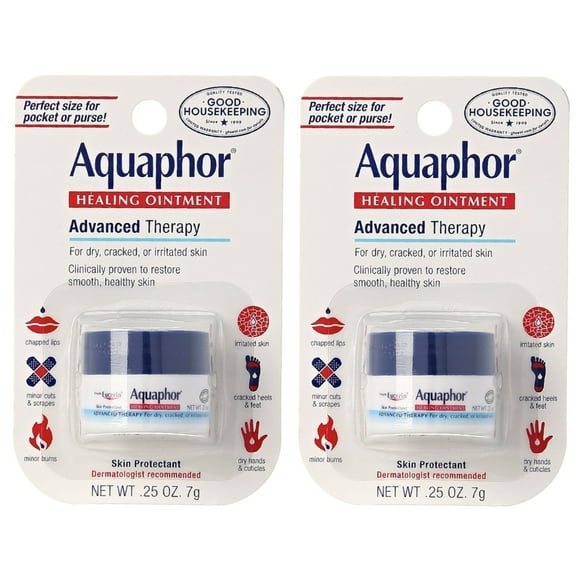 Aquaphor Healing Ointment, Advanced Therapy .25oz. (Pack of 2)