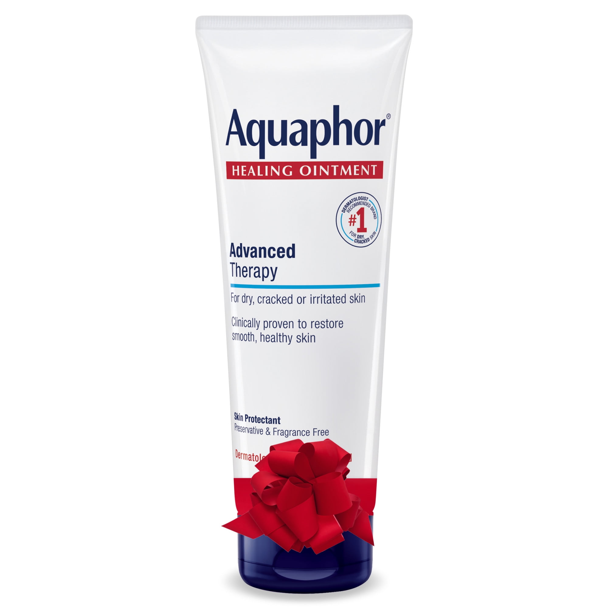 Aquaphor Healing Ointment Skin Protectant, Fragrance Free, Holiday Gifts, 7 oz