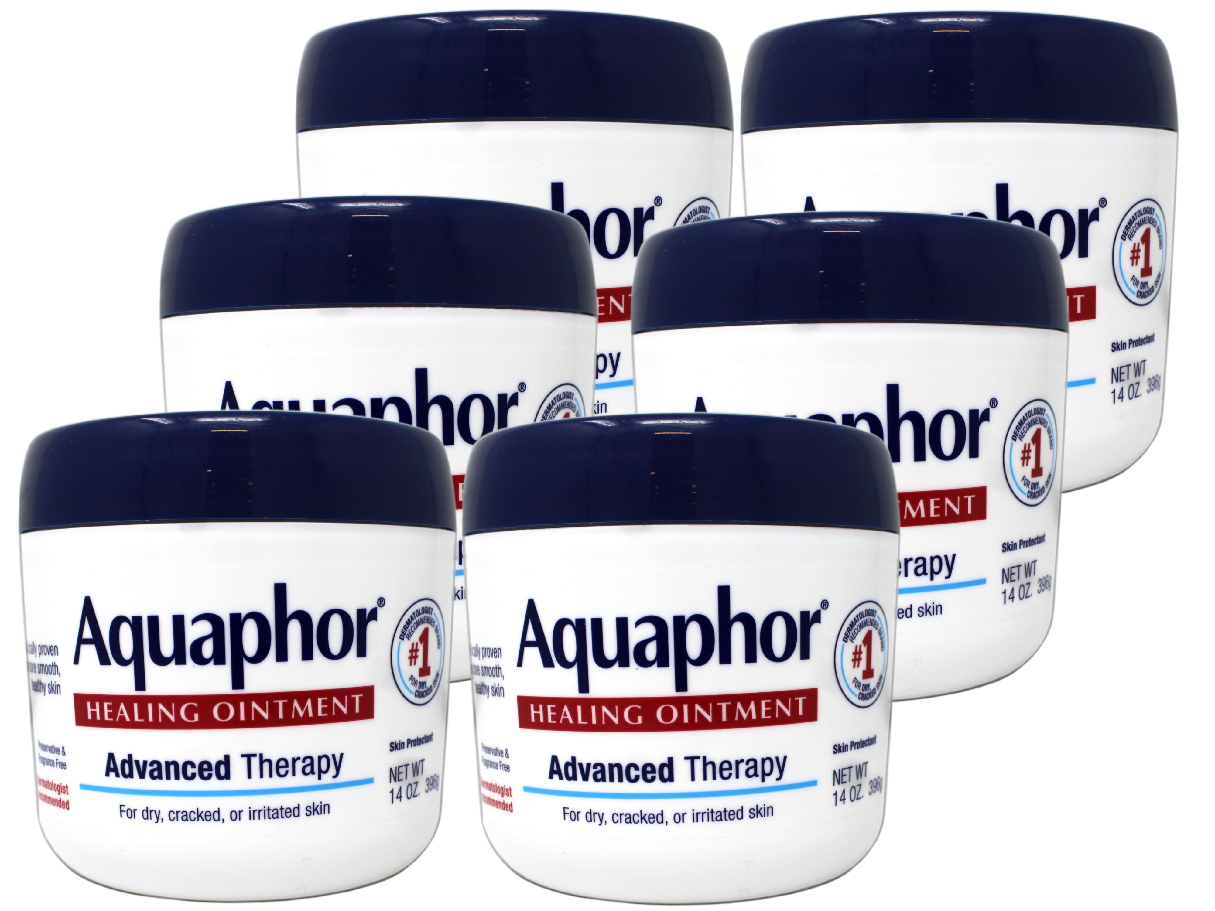 Aquaphor Healing Skin Ointment, 14 oz (Pack of 6)
