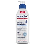 Aquaphor Daily Hydrating Face and Body Lotion, 16 fl oz Pump Bottle