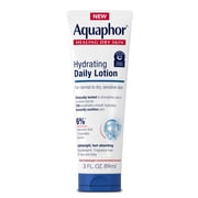 Aquaphor Daily Hydrating Face and Body Lotion, 3 fl oz Tube