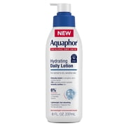 Aquaphor Daily Hydrating Face and Body Lotion, 8 fl oz Pump Bottle