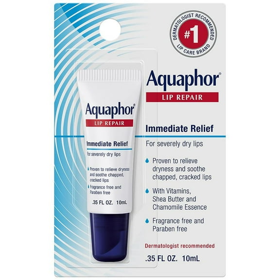 Aquaphor Lip Repair Fragrance Free 0.35 fl oz Pack of 3