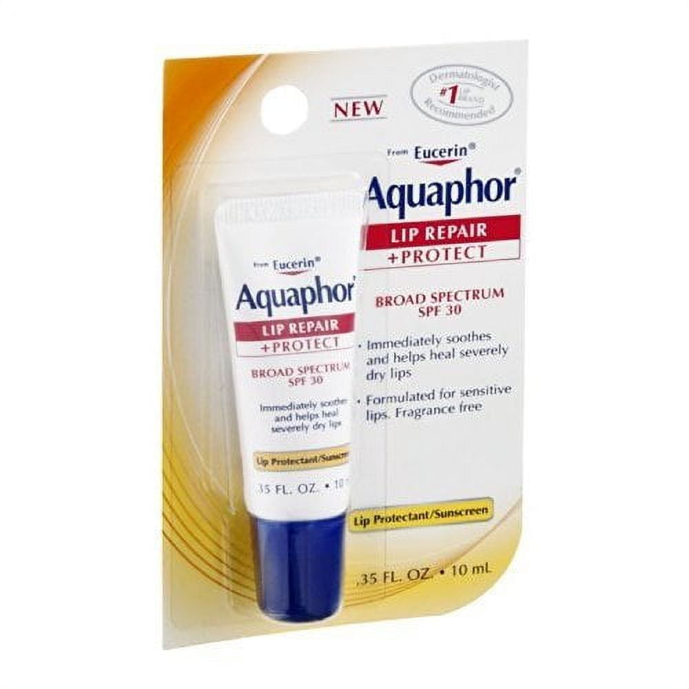 Aquaphor Lip Repair + Protect .35 Fluid Ounce (Pack of 16)