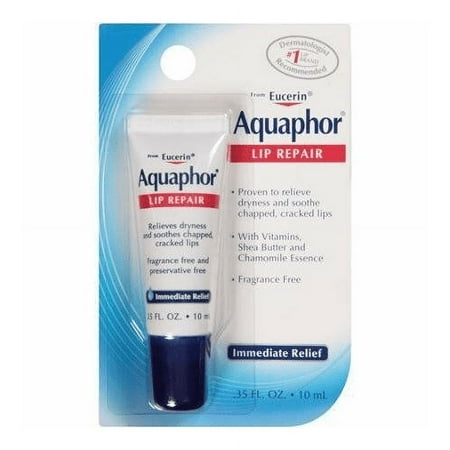 Aquaphor Lip Repair + Protect, Broad Spectrum SPF 30 0.35 oz (Pack of 6)