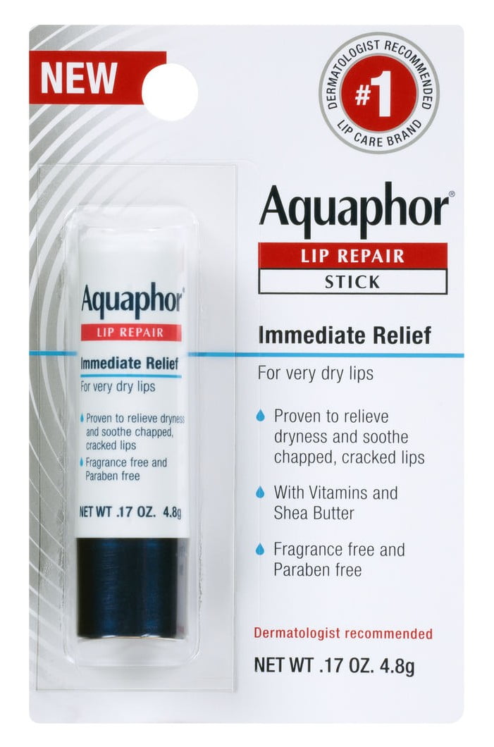 Aquaphor Lip Repair Stick 0.17 Ounce (Pack of 6)