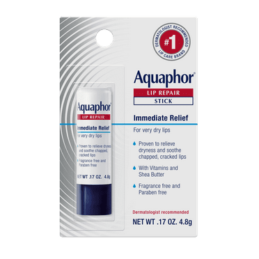 Aquaphor Lip Repair Stick, Lip Balm for Dry Chapped Lips