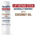 Aquaphor Naturally Inspired Lip Repair Stick, Lip Balm with Coconut Oil, 0.17 oz Stick