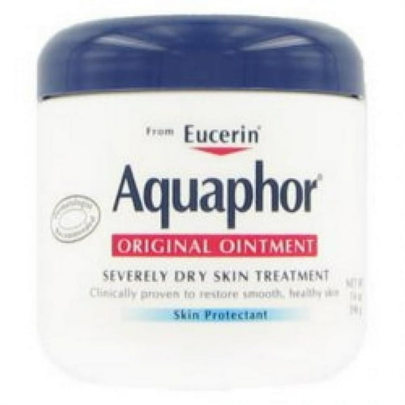 Aquaphor Original Ointment Hand and Body Moisturizer, Unscented, 14 oz. Jar, 1 Count