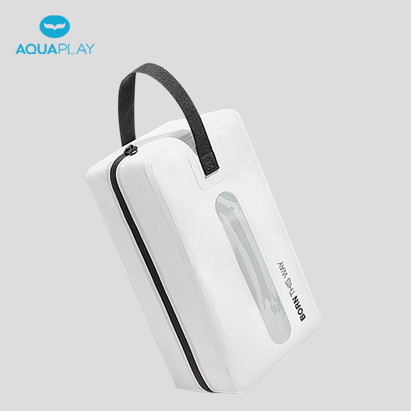 Aquaplay Waterproof bag, portable hand-held design for travel, eco-friendly PVC waterproof material without formaldehyde, dry and wet separation, with a transparent window