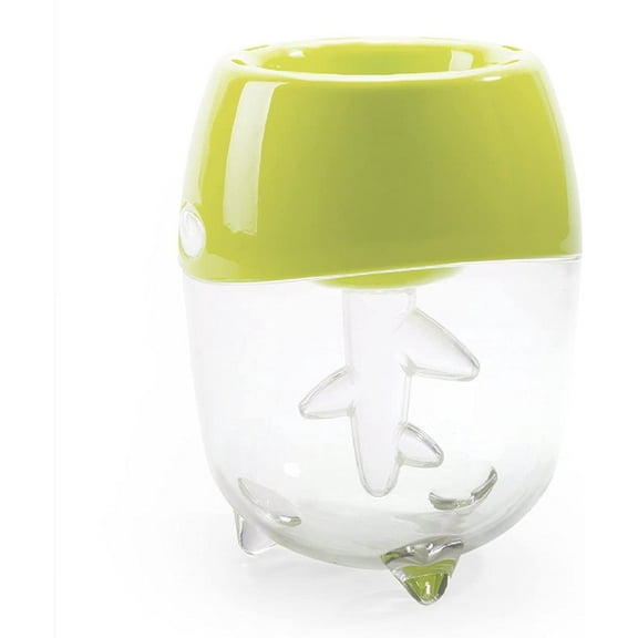 Aquaponic Fish Tank Aquarium for Betta Fish with Water Garden Planter Top Lid Natural Ecosystem for Plant Growth (Green)