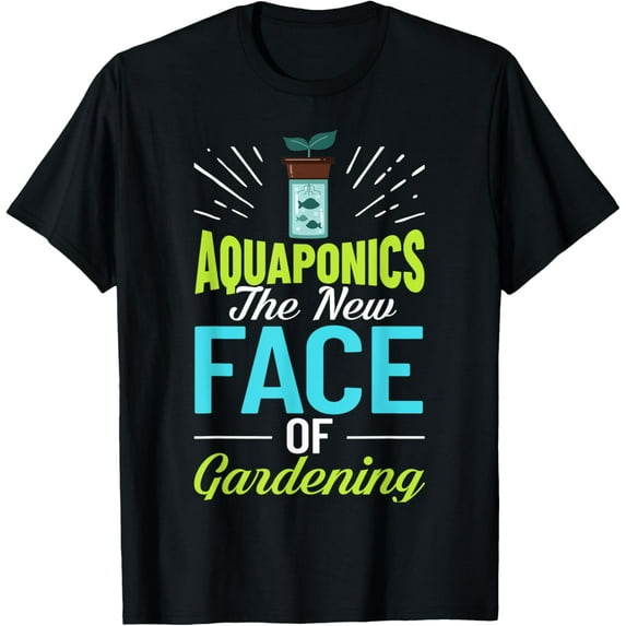 Aquaponic Fish Tank System Farmer Gardening T-Shirt