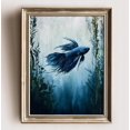 Aquarell Betta Fisch Fish Aquarium Lover Owner Wall Art Print, Nature ...